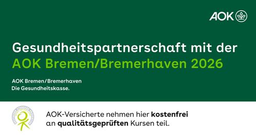 Gesundheitspartnerschaft mit der AOK Bremen/Bremerhaven 2026